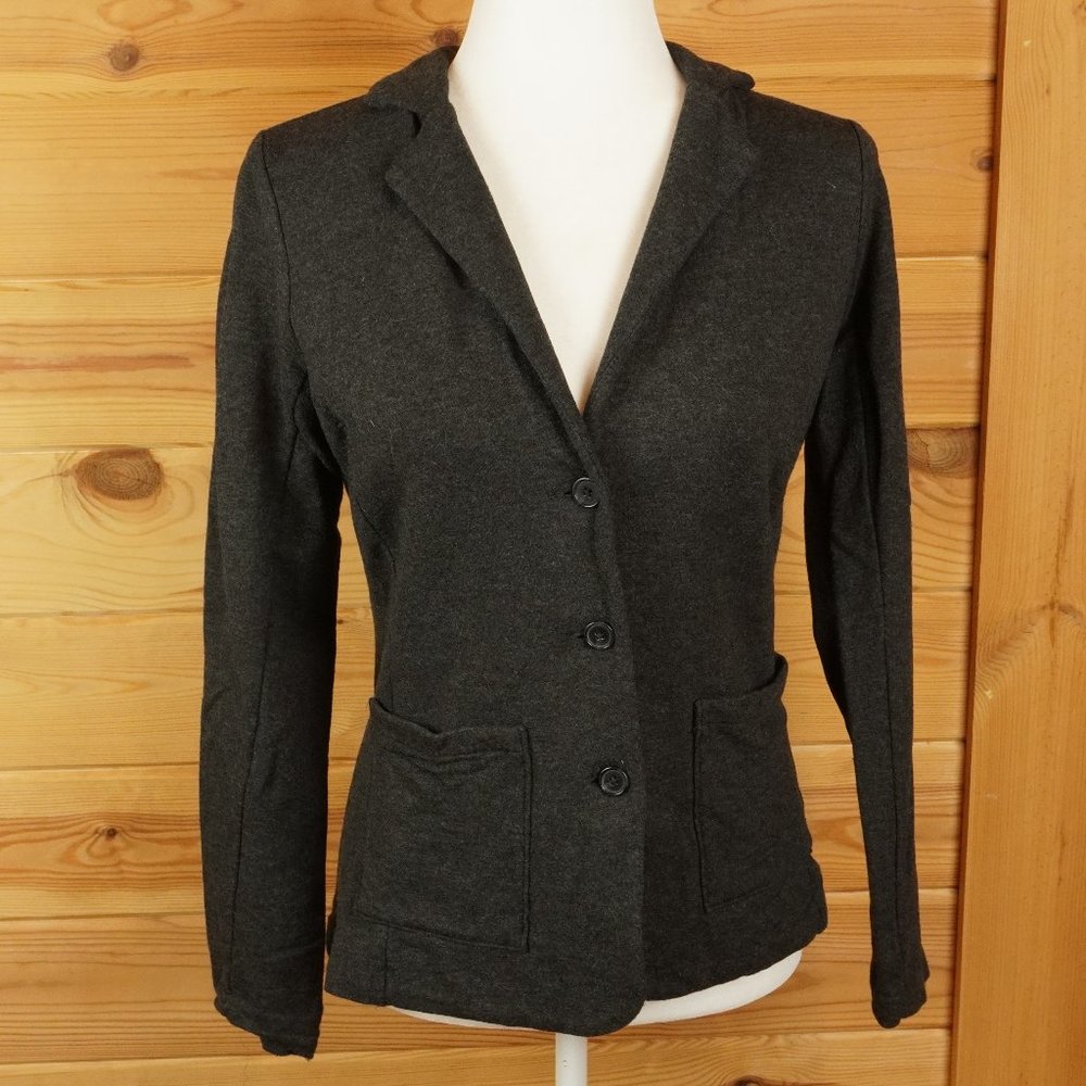 Tahari Dark Gray Jersey Jacket Size‎ Small